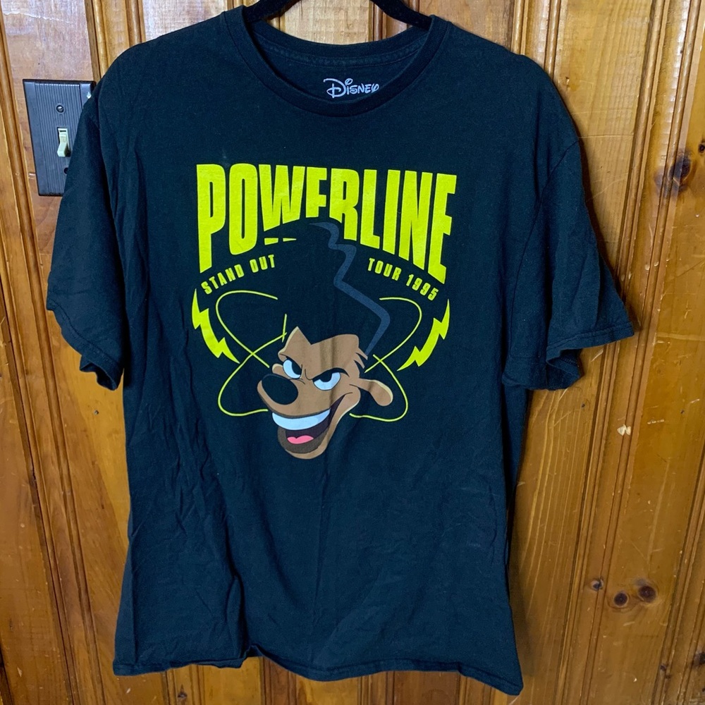90s Goofy Movie Powerline Stand Out Tour 1995 tshirt